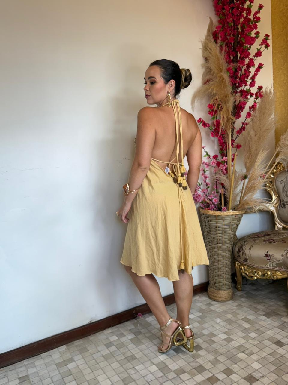 Vestido Sable Amarelo - Imagem 2