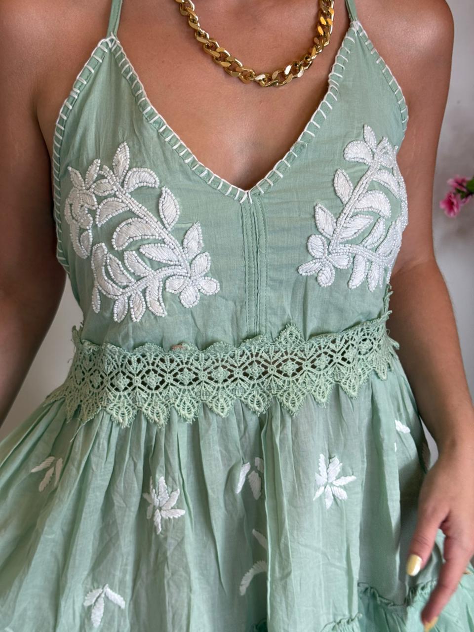 Vestido Aurora Verde - Imagem 4
