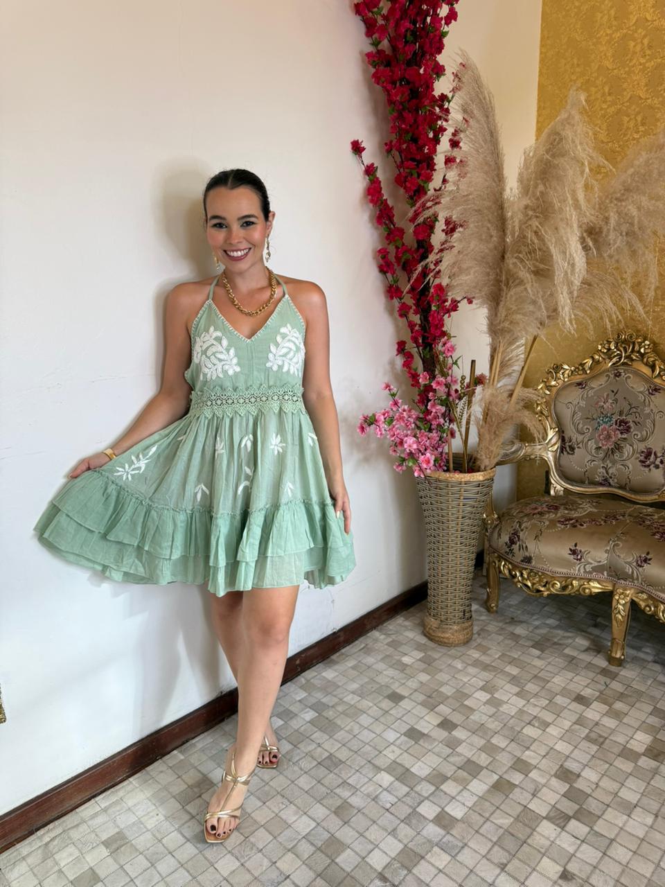 Vestido Aurora Verde - Imagem 5