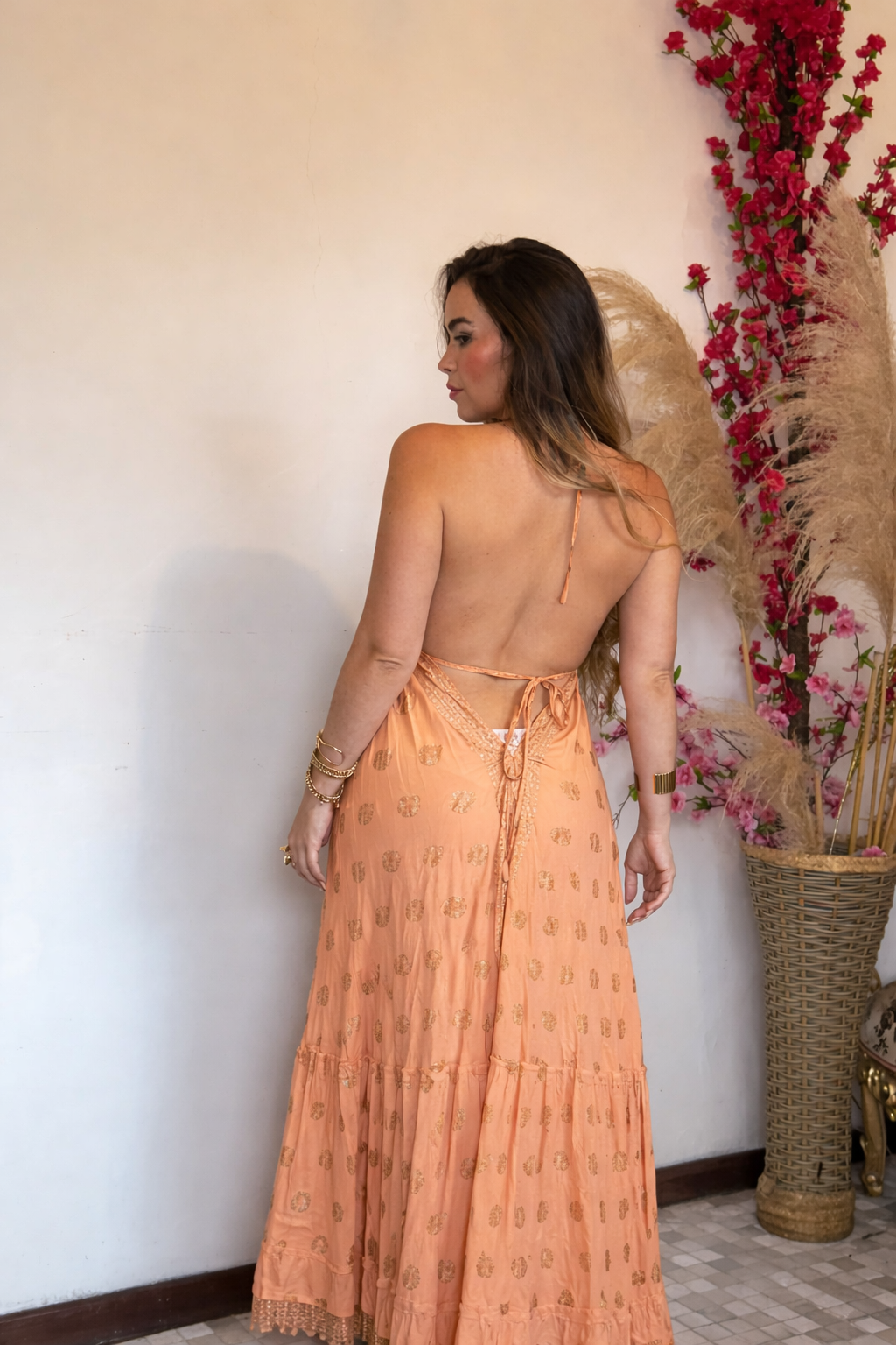 Vestido Safi Rosa - Imagem 2