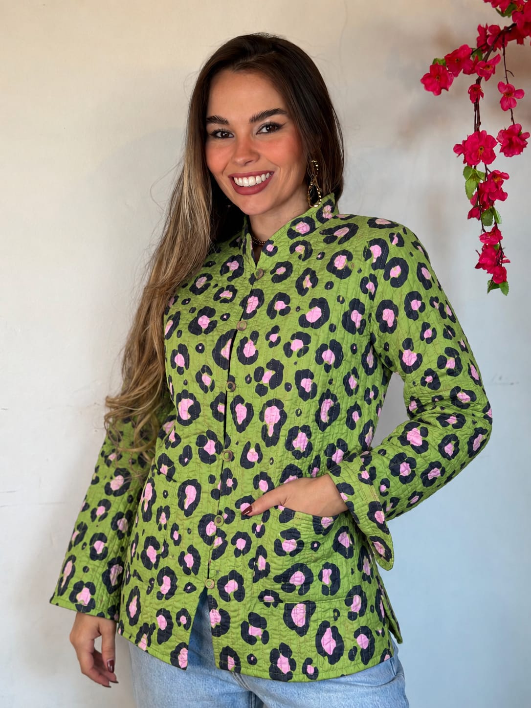 Jaqueta Dupla Face Matelassê Savage Pink